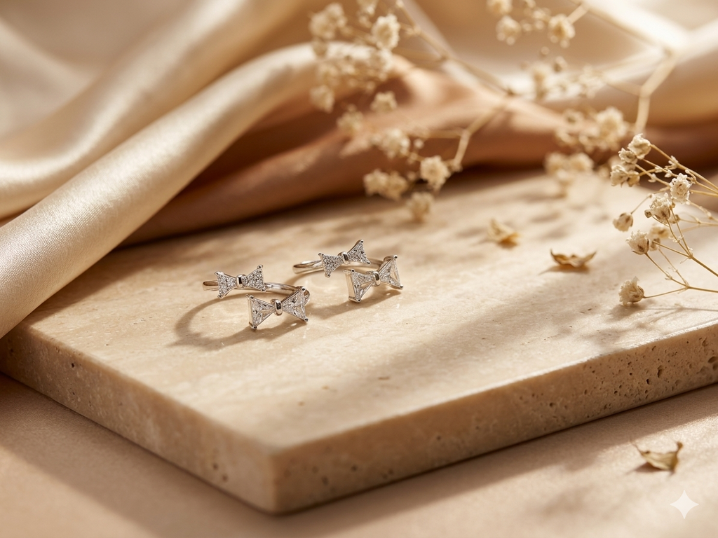 BOW TOE RINGS