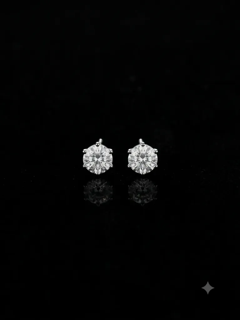 UNISEX SOLITARE STUDS