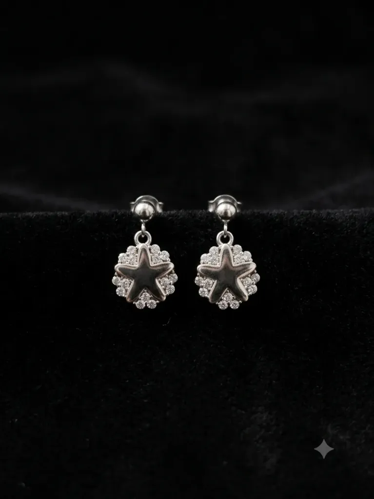 STAR DROP EARRINGS