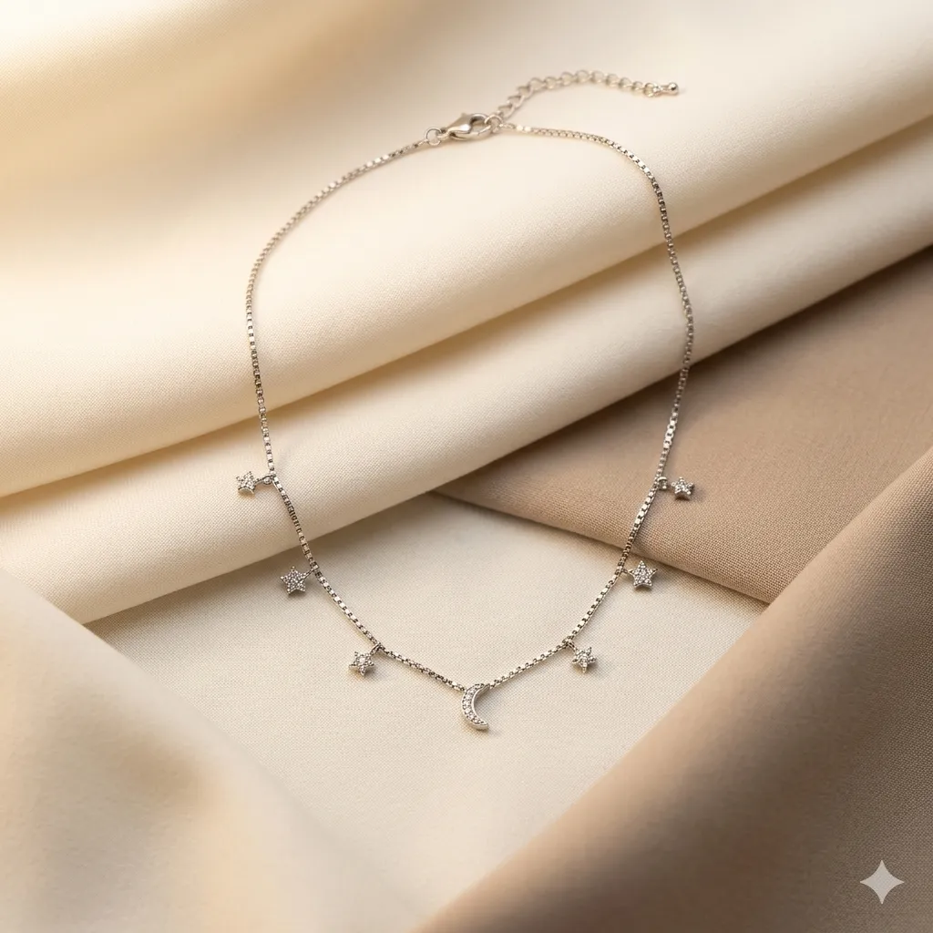 MOON CHARM CHAIN